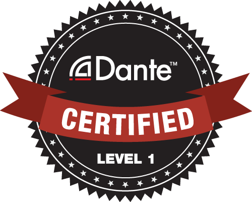 DANTE Level 1 Certified