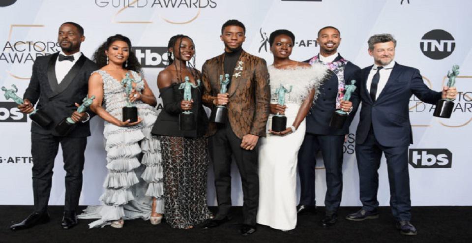 Black Panther cast at SAG Awards